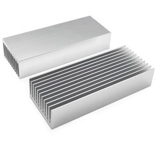 2 PCS Aluminum Heatsink 100x40x20mm Chipset Diffusion Cooling Fin Comb Cooler