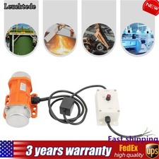 120W Single Phase Vibration Motor Vibrating Vibrator Adjustable Speed 3600 Rpm