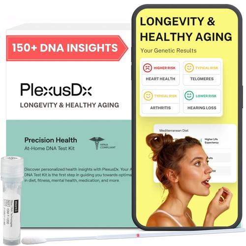 Aging Lab Test Longevity & Aging Genetic Test At-Home DNA Test Kit CLIA Lab Health ...