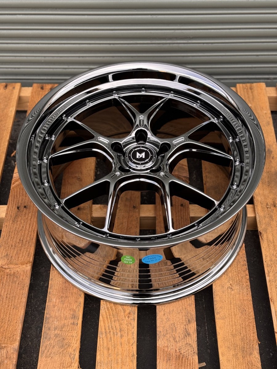20x9.5 MFlow MFL1 PVD Chrome 5x114.3 Wheels 20