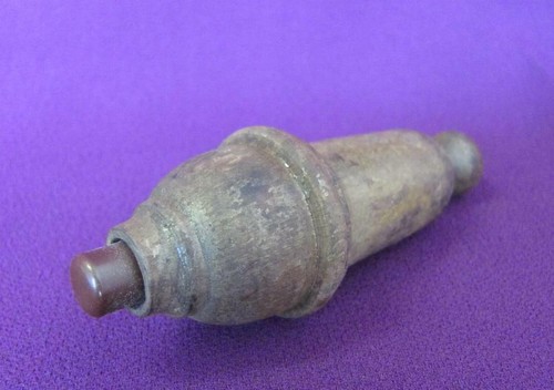 19C. ANTIQUE WOOD & BAKELITE ELECTRIC LIGHT KEY SWITCH RARE - Picture 2 of 8