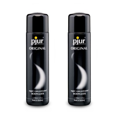 2x Pjur Original Bodyglide 100 ml Silicone Based Personal Lubricant Massage Lube