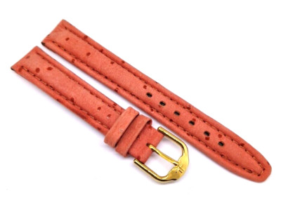 Uhrenarmband Jacques Lemans 16mm Uhrband echt Leder Farbe rose-lachs / D 3