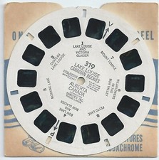319 Lake Louise Canadian Rockies Alberta Canada 1948 View-master Reel