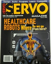 Servo Magazine January 2016 Healthcare Robots Where Do We Go FREE SHIPPING sb