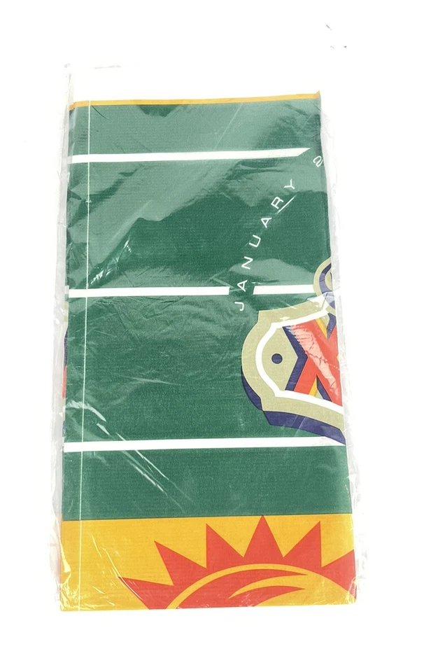 Винтажный 2001 Y2K Hallmark NFL Super Bowl XXXV Тампа Флорида новый из старых запасов настольный чехол новый - Изображение 3 из 3