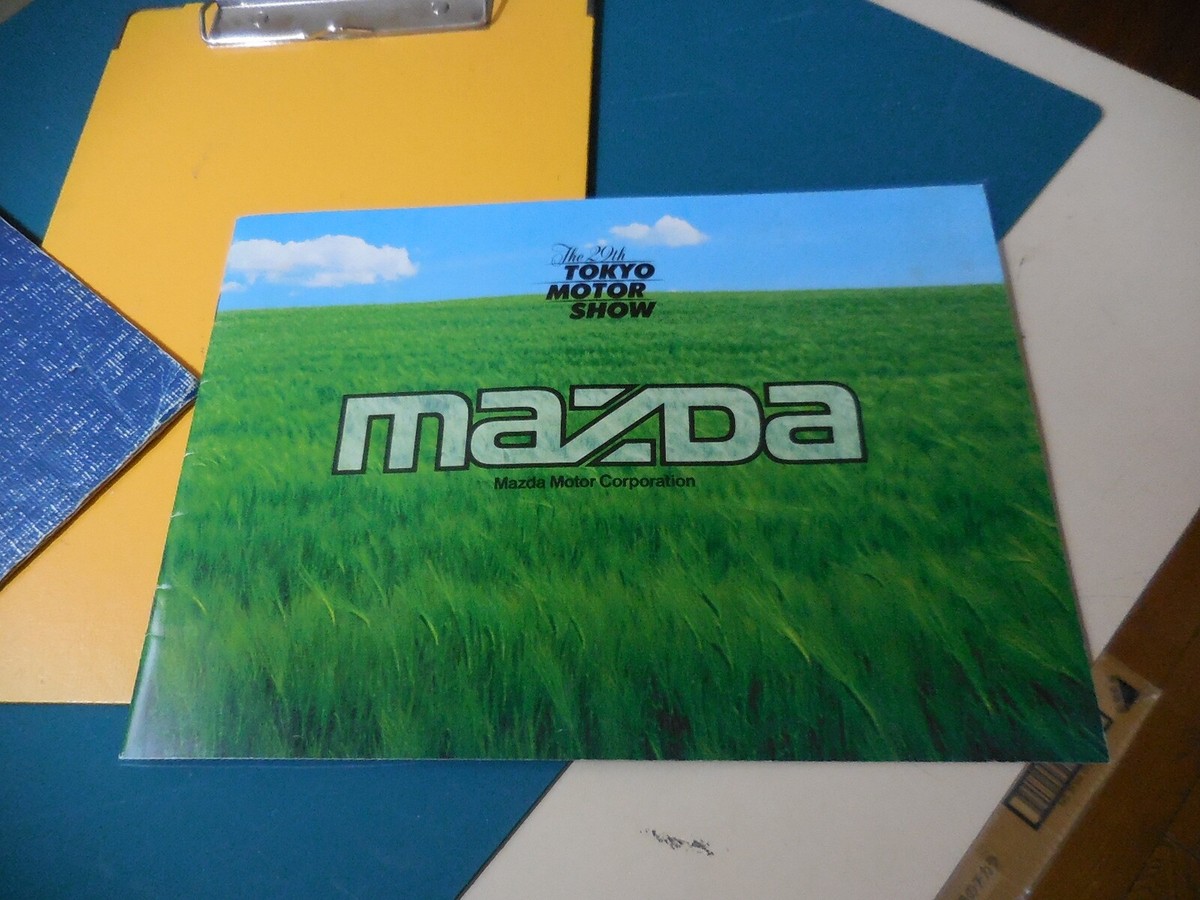 Mazda Japanese Literature 1991 the 29th Tokyo Motor Show | eBay