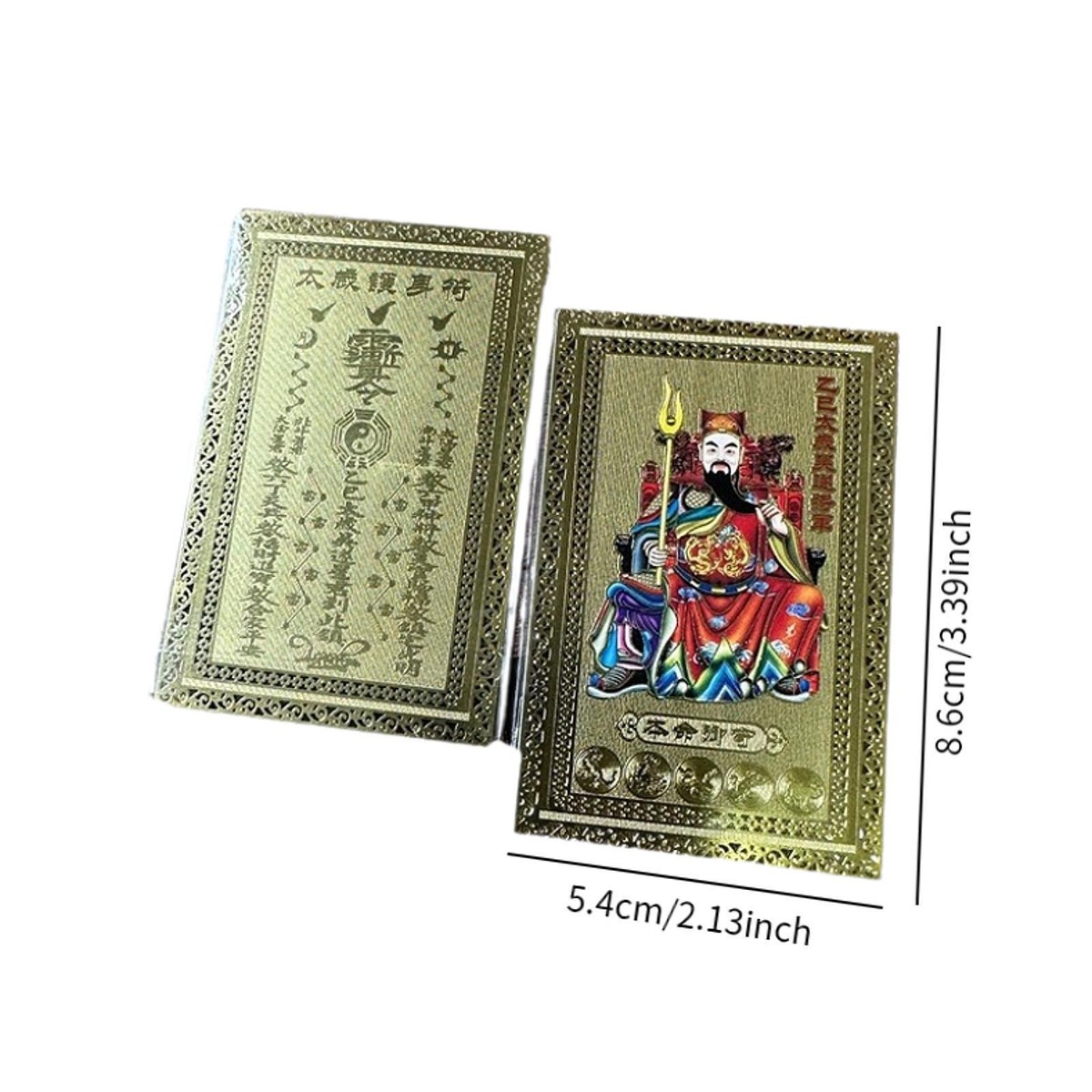 6 Monete Cinesi Bagua Tai Sui Portafortuna Feng Shui Con Bustina Regalo