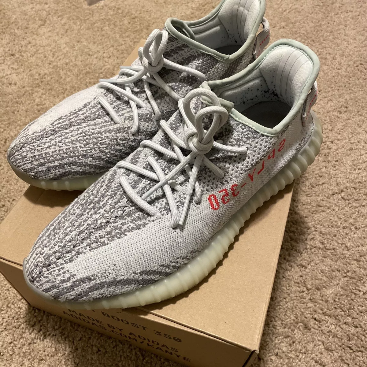 Yeezy blue hotsell tint size 12