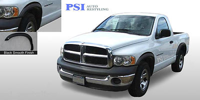 BLACK PAINTABLE Rugged Fender Flares 02-08 RAM 1500; 03-09 Dodge RAM 2500 / 3500