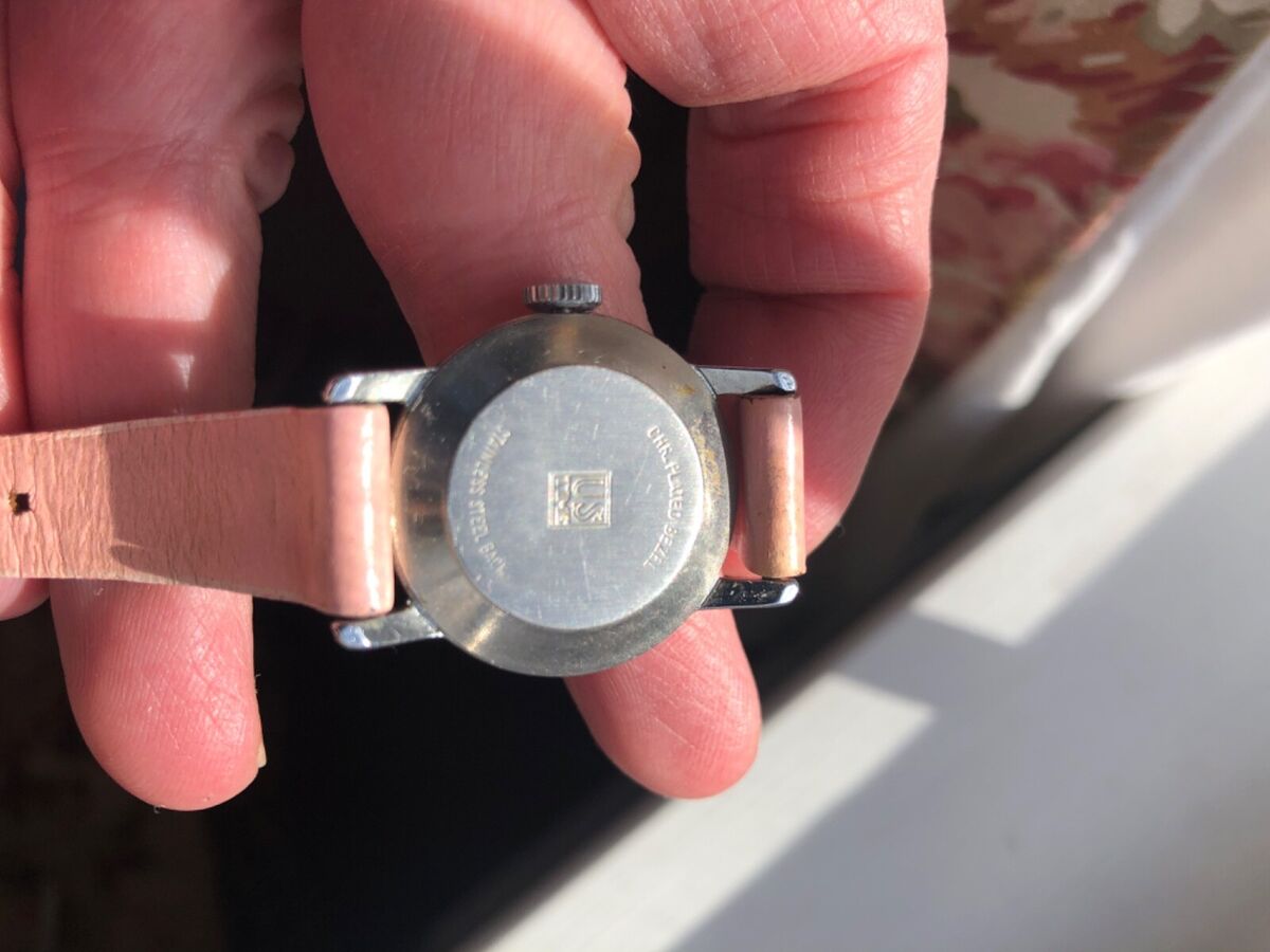 Vintage U.S. Time Cinderella Watch Women 23mm Silver Tone