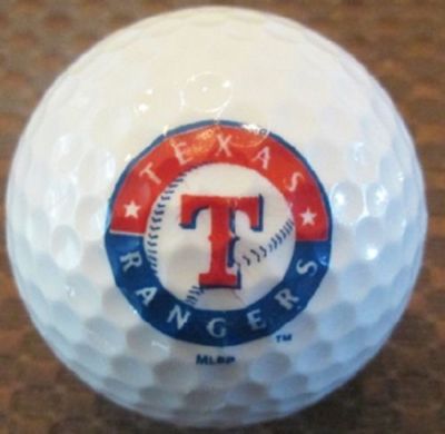 1 Dozen (Texas Rangers MLB Logo) Noodle Perfect Quality Golf Balls