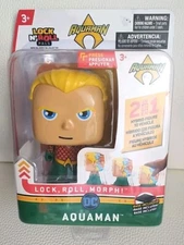 DC Aquaman Figure To Vehicle Lock Roll Morph 2 In 1 Hybrid Marvel NWT