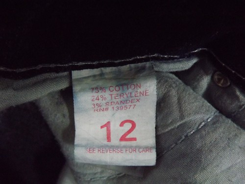Girl's Pink Latte Denim Wash Jeans Size 12 EUC Leopard Print Pockets - Picture 6 of 6