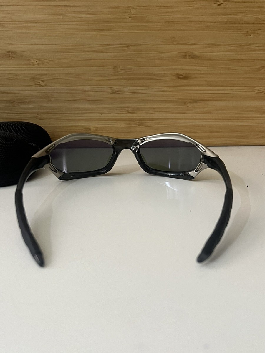 Y2K Gorpcore Oakley Splice Polarized Glasses Silver/Purple | eBay