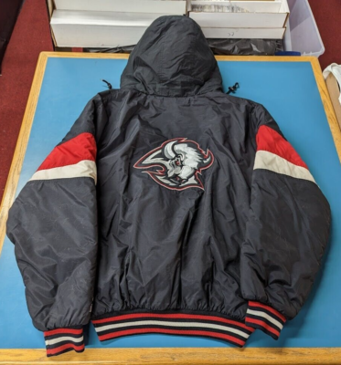 Vintage Starter Jacket Original 1990's NHL Buffalo Sabres Goat