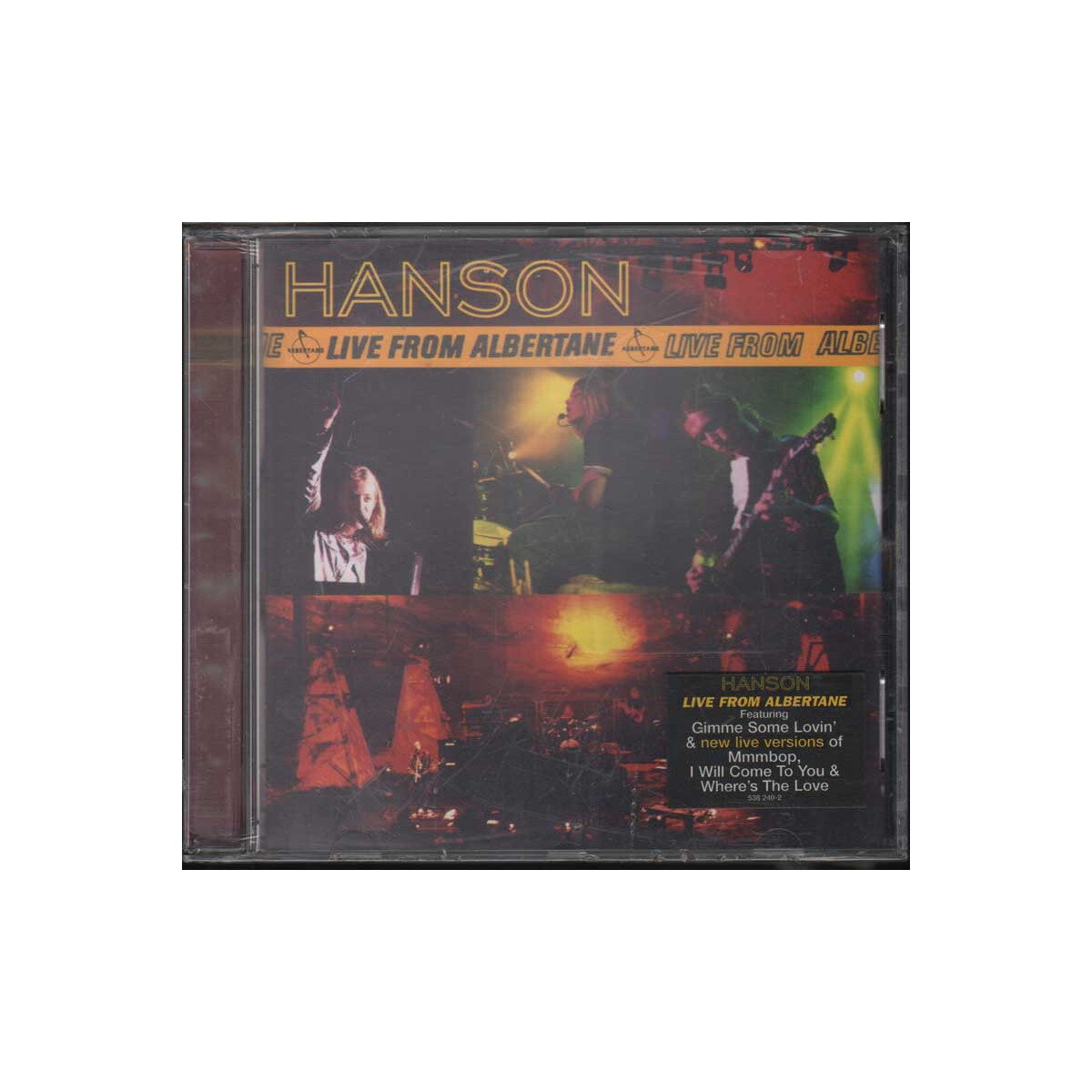 Hanson CD Live From Albertane / Mercury Sealed 0731453824027