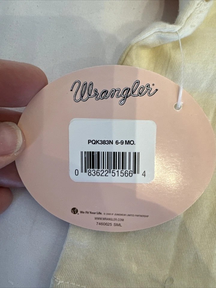 NWT Girls Wrangler Sz 6-9 M Fall Round Up Shirt - Image 3 of 4