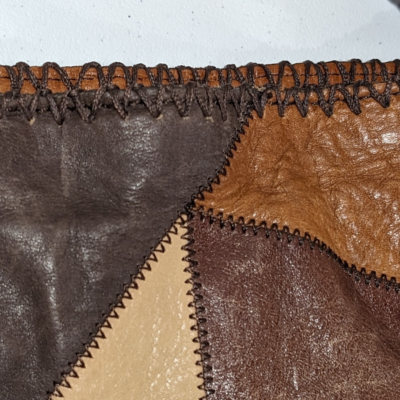 Patricia Nash Zig Zag Stitch Patchwork Shoulder B… - image 5