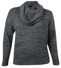 Camicia + sciarpa Jones New York donna nuova set 2 pezzi maglia PL Petite Large 12P 14P