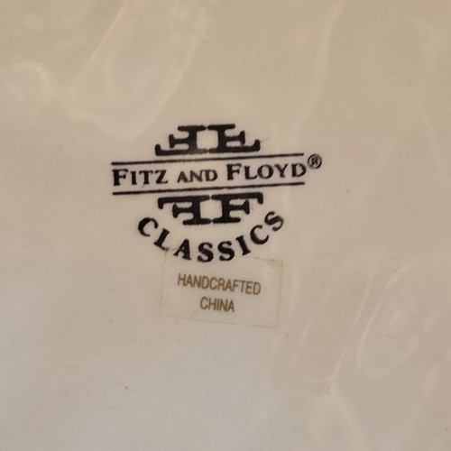 Christmas Snowman Serving Plate Fitz & Floyd Frosty Folks Serving Dish 10 1/2" - Picture 3 of 7