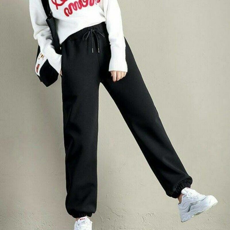 Felpa Donna Invernale Foderata In Pile Pantaloni Jogger