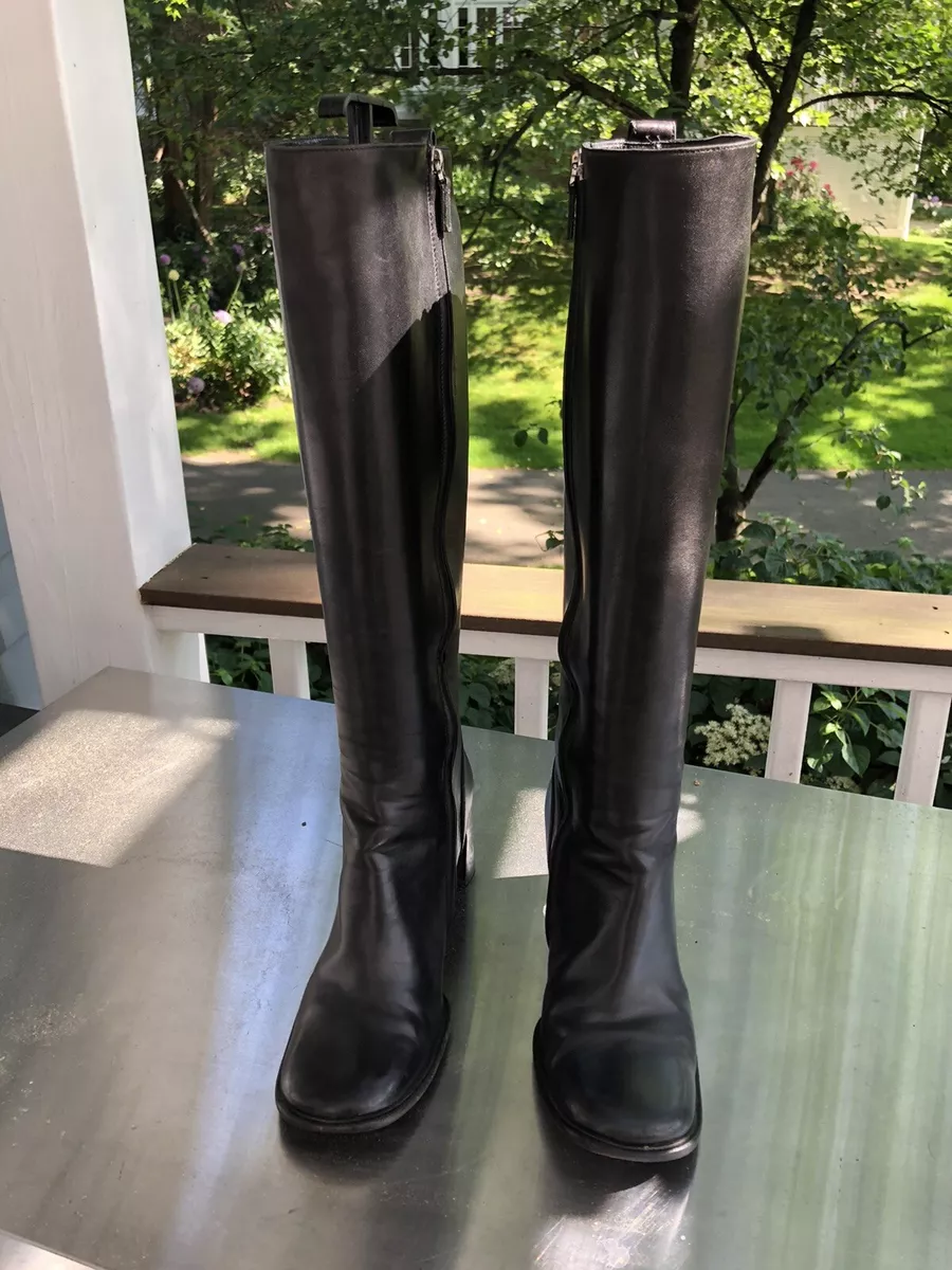 Black Gucci Pointed-Toe Suede Knee-High Boots Size 39 – Designer Revival