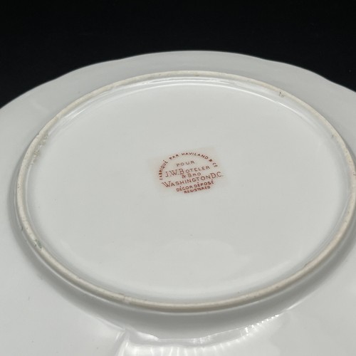 Set of 4 Antique Haviland JW Boteler Hand Painted BIRDS 8 1/4" Plates pre-1876 - Picture 11 of 24