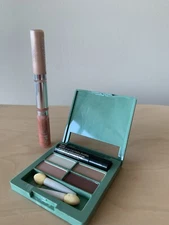 Clinique Eyeshadow and Mascara Compact With Sheer Shimmer Glosswear For Lips