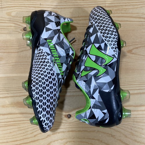 NIB Warrior Skreamer Soccer Cleats FG Youth 3.5 Black/Green Lacrosse SJSCCFGN - Picture 3 of 8
