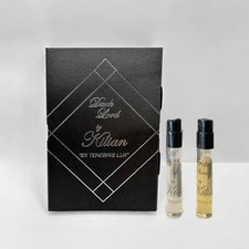 Kilian Dark Lord & Black Phantom EDP Sample Vials Set 2Pc ( 0.05 oz / 1.5 ML ea)