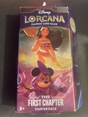 Disney TCG Lorcana First Chapter Amber & Amethyst Starter Deck Sealed *IN  HAND* | eBay