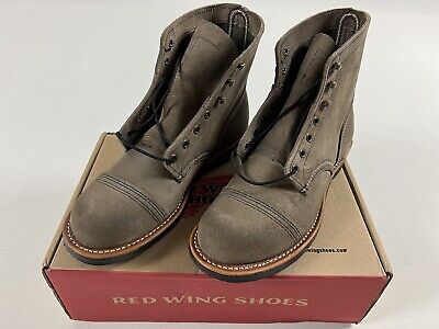 RED WING HERITAGE IRON RANGER 8087 SLATE US 8.5D NWB 