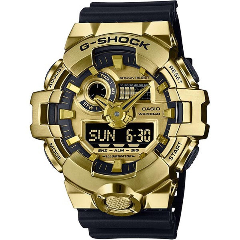 CASIO G-SHOCK GM-700G-9AJF Big Case Metallic Gold Analog Digital