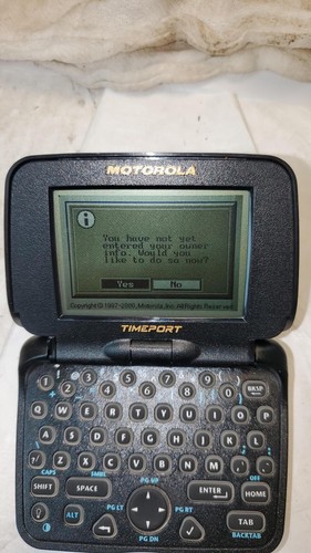 MCIP935D2BLK P935 A06JFB5806AJ motorola timeport personal interactive communica - Afbeelding 8 van 10