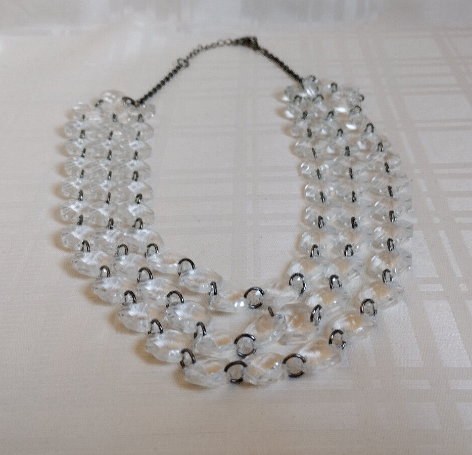 10" Inch Three/Multi Strand/Thread Octagonal Clea… - image 5