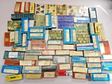 Huge Unused Carbide Insert Lot Mixed Lot Of 525 Pieces   Many Brands