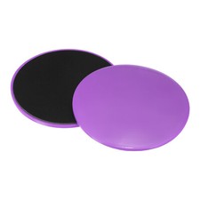2 Packs Dual Sided Core Sliders Exercise Sliders for Working Out, Purple