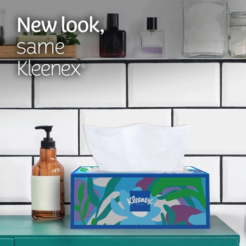 Kleenex Trusted Care 2-ply Facial Tissues, Flat Boxes 160 tissues/box, 12 boxes - Picture 3 of 6