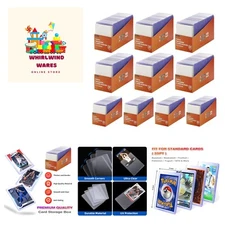 2000 Card Sleeves Top Loaders for Cards, 3"X4" Baseball Card Protectors Hard ...