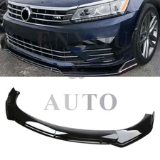 For VW Jetta MK6 MK7 Front Bumper Lip Spoiler Lower Splitter Glossy Black Body