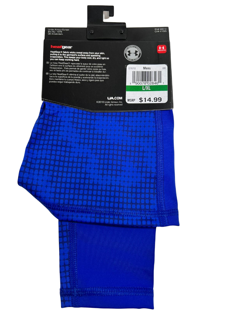 Under Armour Men's Graphic Fulllength Arm Sleeve BLUE L/XL eBay