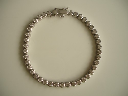 Pierre Lang 20 cm Tennisarmband Armband RH Zirkonia OVP - Bild 6 von 6