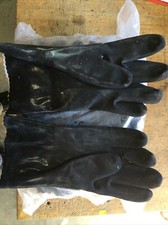 12 pk - West Chester J1047RF Rough PVC Coated Gloves 14" Large