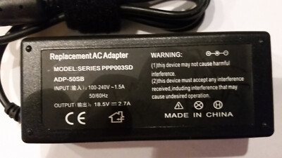 HP AC Power Adapter Netzteil PPP003SD PPP0003SD 18,5V 2,7A AC Adapter