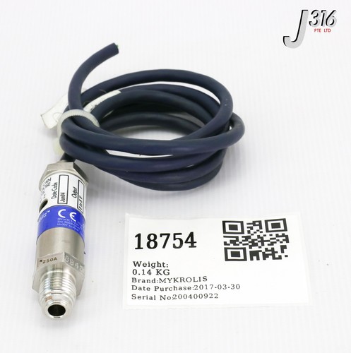 18754 MYKROLIS PRESSURE TRANSDUCER 3000 PSIG 0-5V SPT 205 - 第 1/6 張圖片