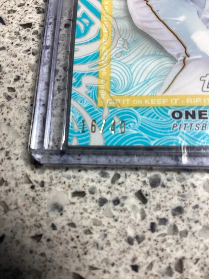 2022 Topps RIP Oneil Cruz #16/40 Rookie Tear If You Dare **Not Ripped** - Image 3 of 3