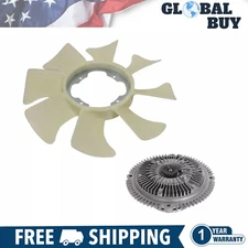 New Radiator Cooling Fan Clutch & Blade Set For 1990-2004 Nissan Frontier Pickup