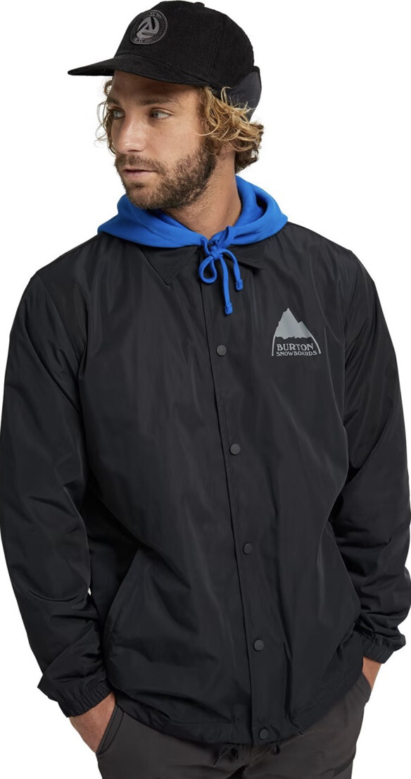 スノーボード Burton coaches jkt BURTON Coaches Jacket True Black Light Snowboarding Jacket Mens