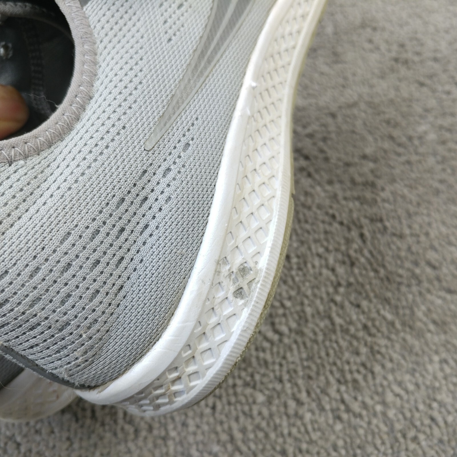 Saucony VersaFoam Flame Mens Size 11 Running Shoes Gray Mesh Sneakers Low Top thumbnail 5